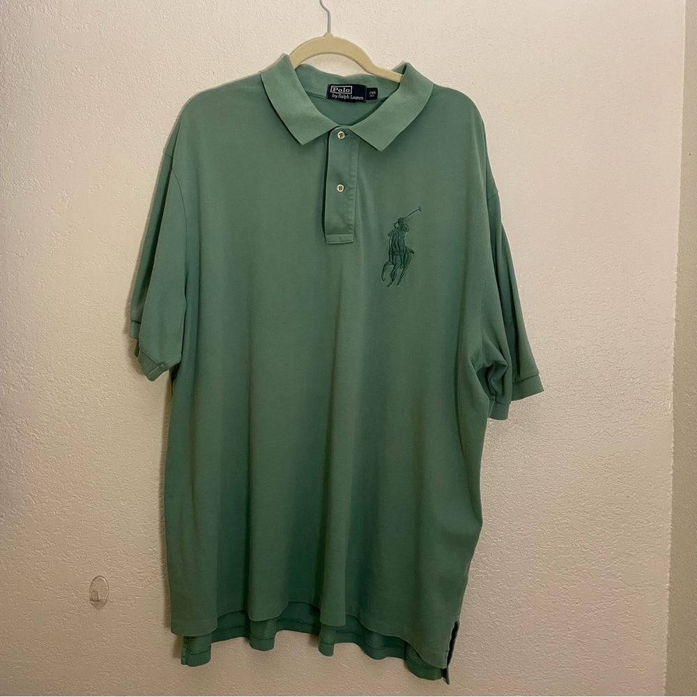 Men’s Big & Tall Polo by Ralph Lauren Men's Green Polo Shirt 2XB